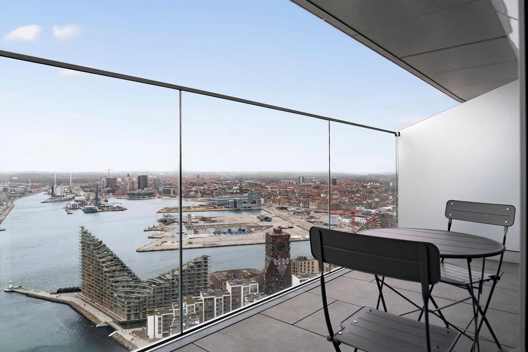 Penthouse Paradise On 39Th Floor Daire Århus Dış mekan fotoğraf